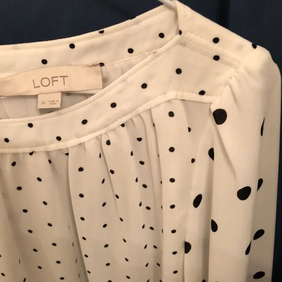 Loft polka dot blouse - Picture 6 of 8
